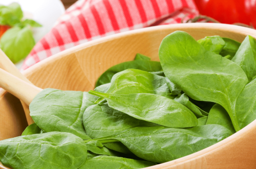 Spinach Leaves recipe salads, sweet & sour green salad