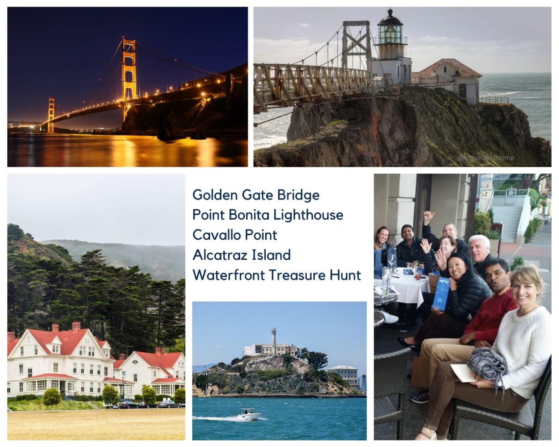 sausalito travel and home san francisco road trip day trip alcatraz golden gate bridge treasure hunt min