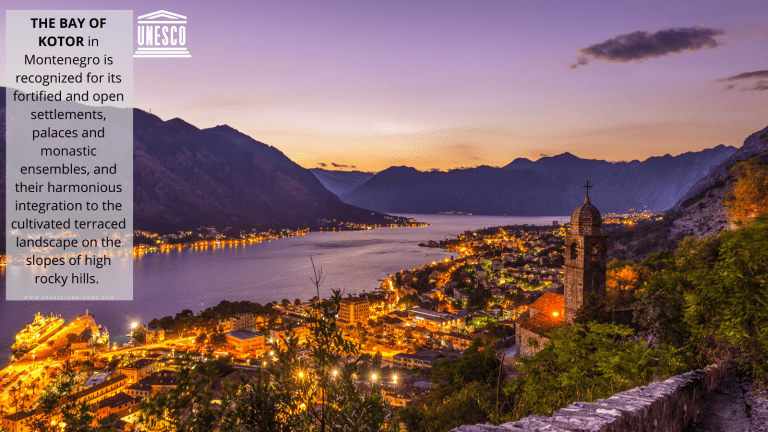 The Bay of Kotor Montenegro UNESCO World Heritage Site includes the settlements of Kotor Herceg Novi and Tivat