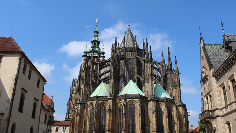Prague St Vitus Cathedral Czech Republic Dom Church