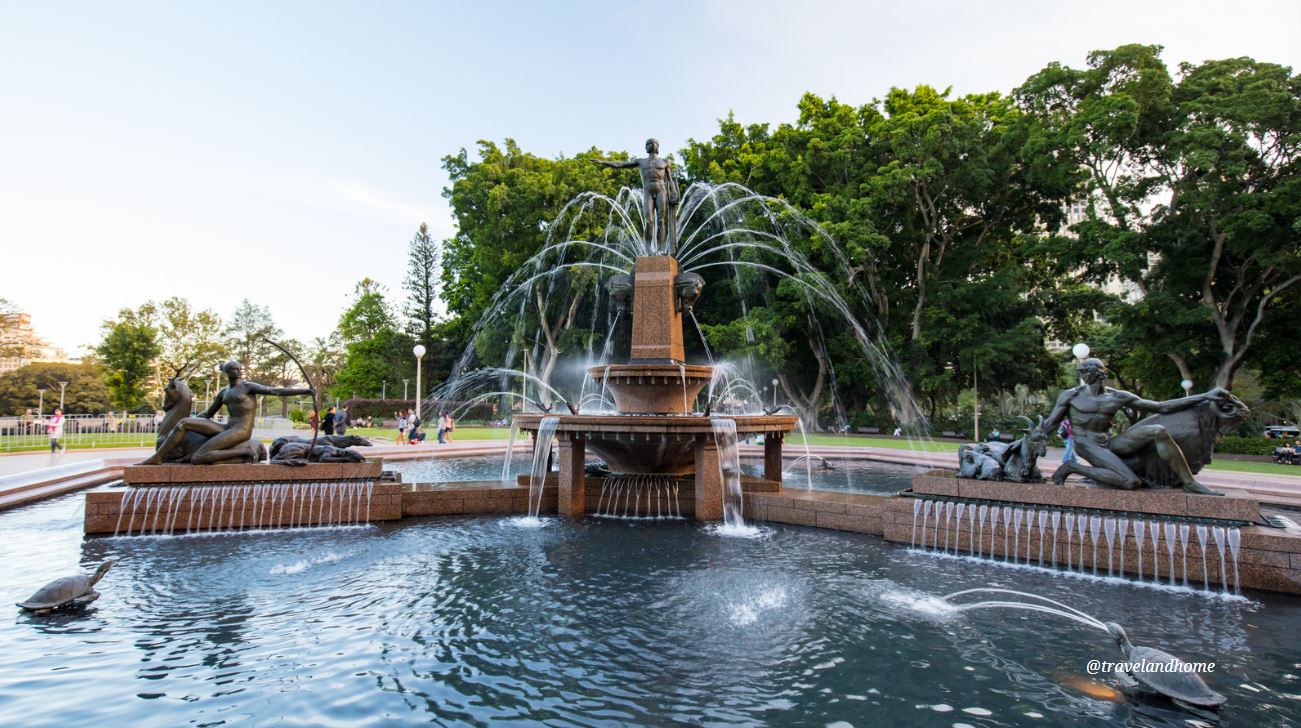 Archibald Fountain, Sydney's Hyde Park, beautiful sculptures, humans, animals