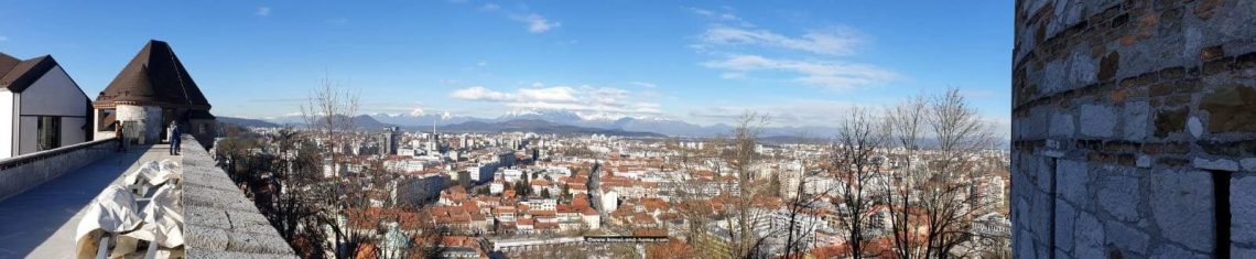Ljubljana city view