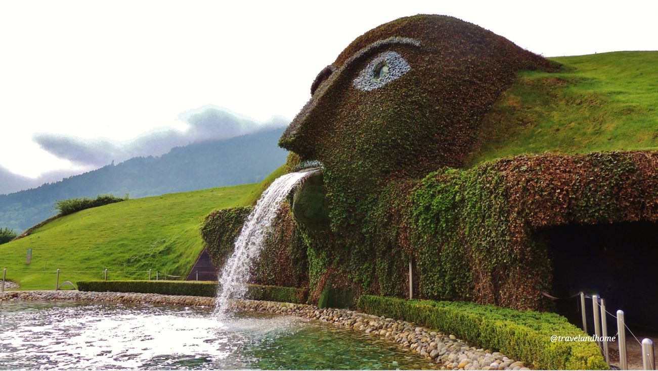 Swarovski Crystal Worlds Giant, Wattens, Austria, spectacular fountains
