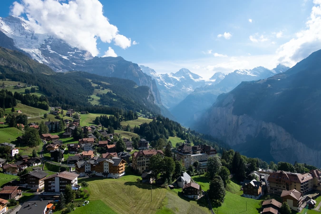 Wengen Switzerland Alps