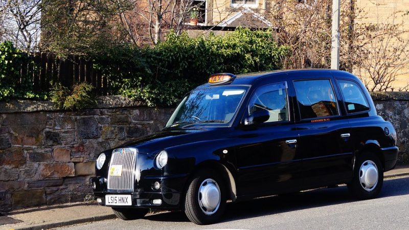 Edinburgh Scotland Taxi Cab