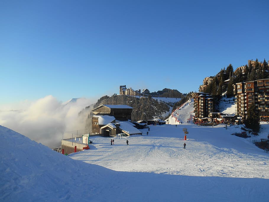 Avoriaz France 1800 m altitude highest in Portes du Soleil