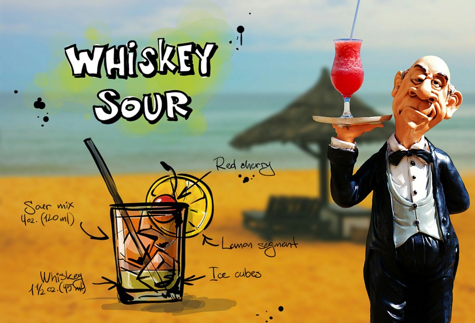 How to make Whiskey Sour cocktails, recipe, alcoholic drinks, travel and home