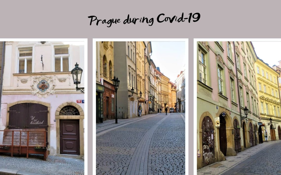 Prague during Covid , when the tourists left min
