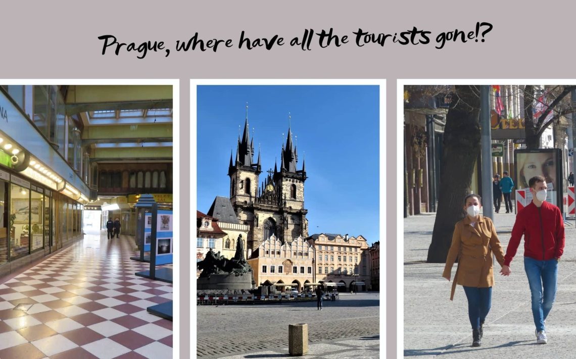 Prague during Covid , where have all the tourists gone min