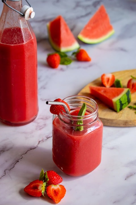 recipe for a Smoothie made with Watermelon