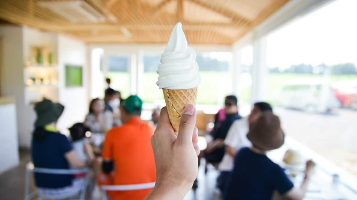 Soft serve ice cream