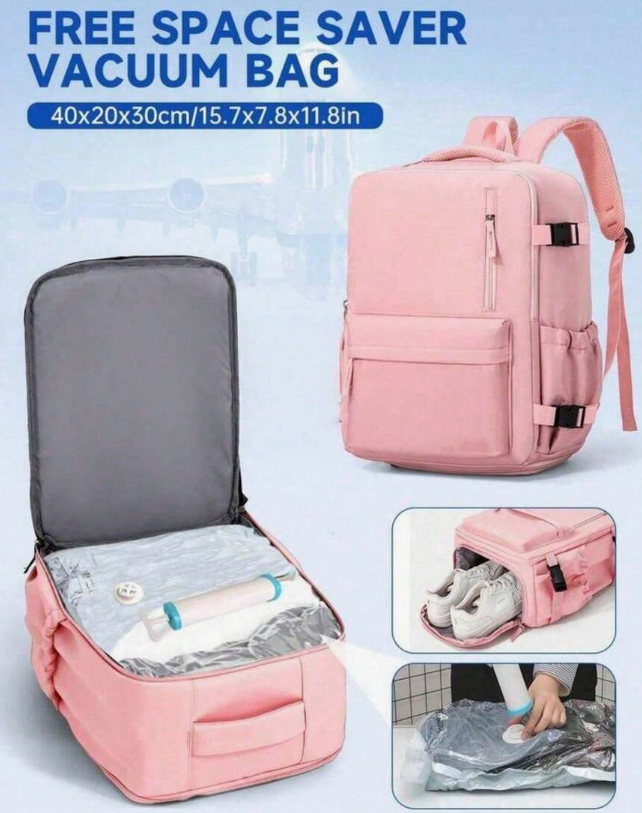 SHEIN 40x20x30cm, Wizz Air Ryanair Cabin Backpack, 14 INCH Laptop