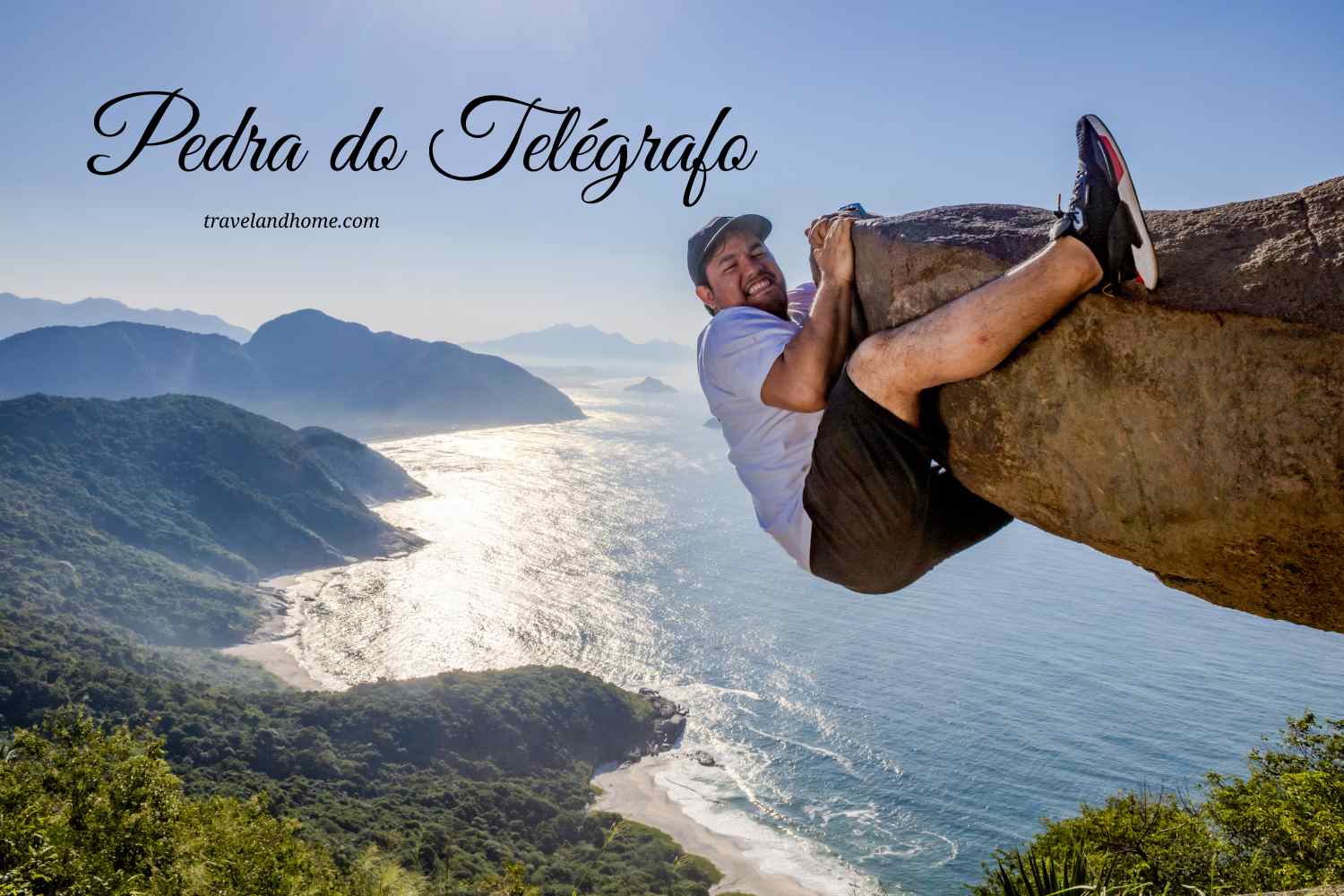 Pedra do Telégrafo hanging rock in Rio adventure