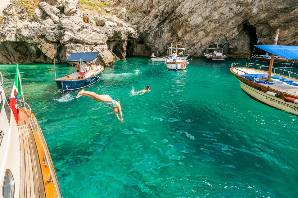 Italy and the Amalfi Coast Tours to Blue Grotto in Capri