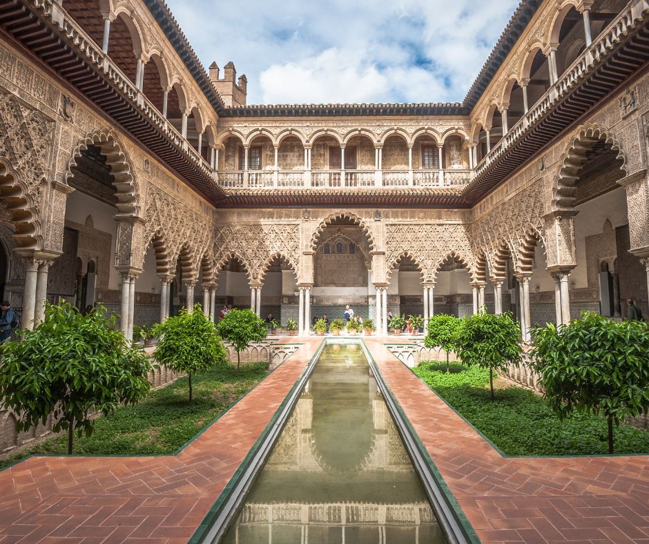 The Royal Alcazar of Seville Spain places you must see travel sightseeing in Spain