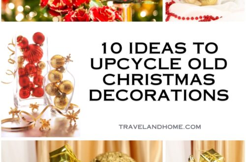 Ideas to upcycle old Christmas decorations min
