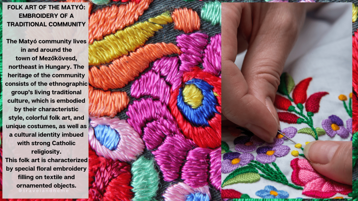 Travel and Home Website Folk Art of the Matyo Embroidery of a Traditional Community