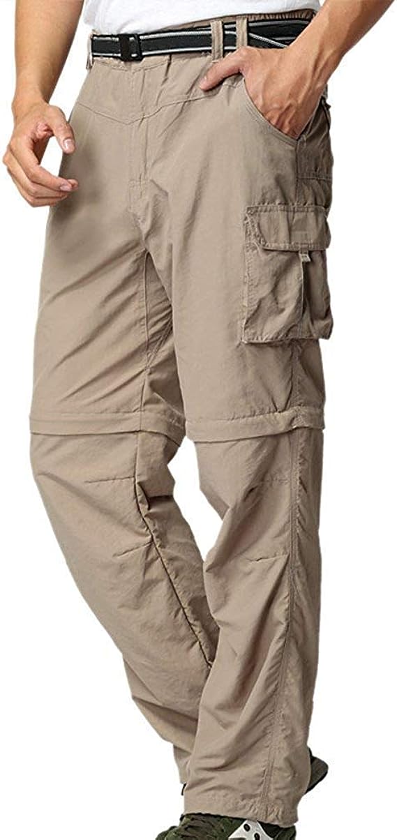 Jessie Kidden Mens Hiking Pants Convertible Quick Dry Lightweight Zip Off Outdoor Fishing Travel Safari Pants