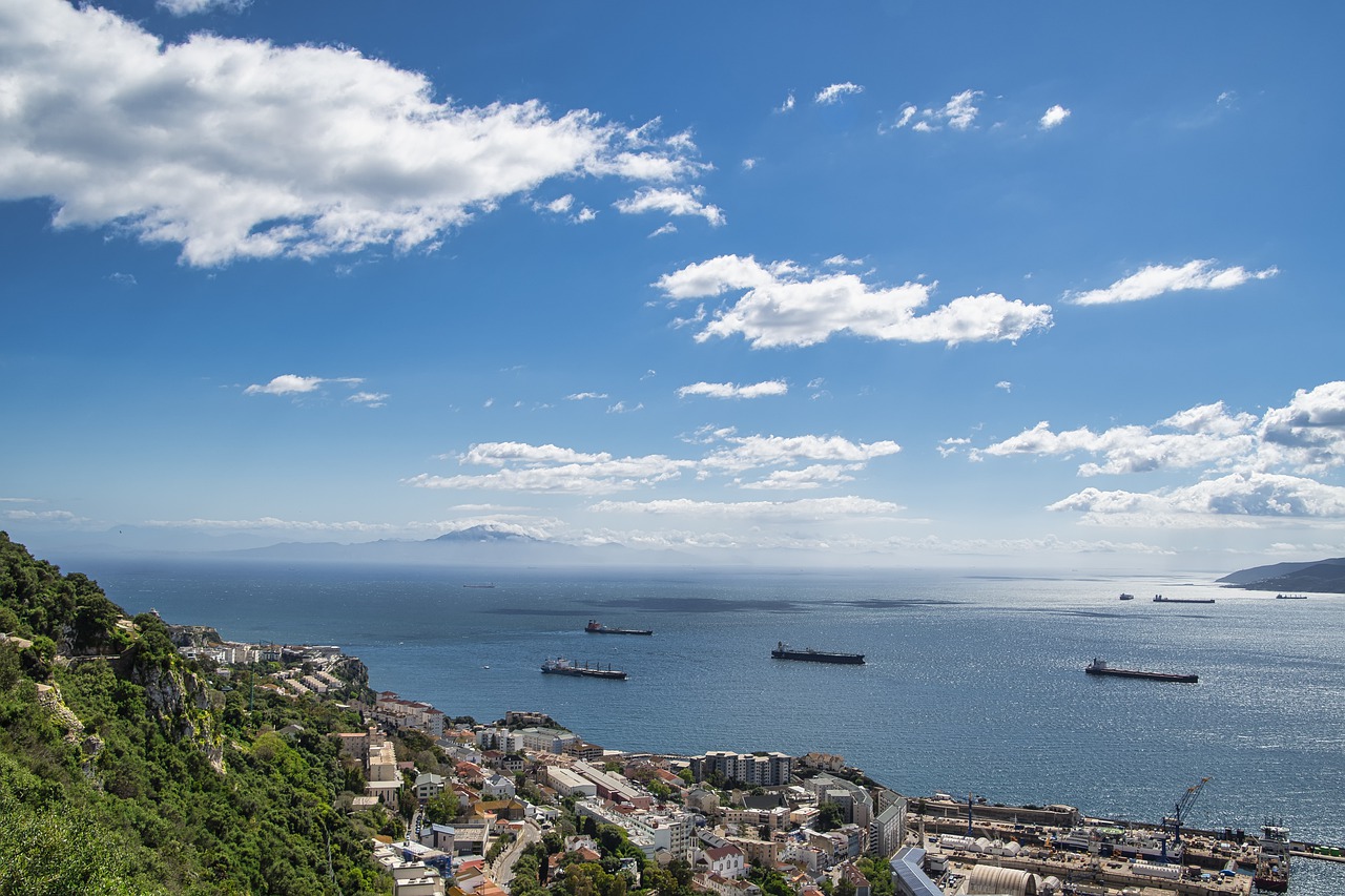 Sea City Strait Of Gibraltar Africa Ships VISIT GIBRALTAR travelandhome