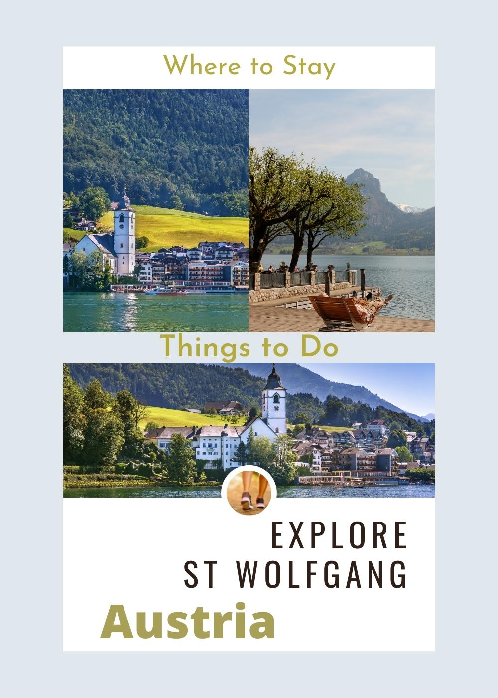 St Wolfgang in Austria Where to Stay Things to do