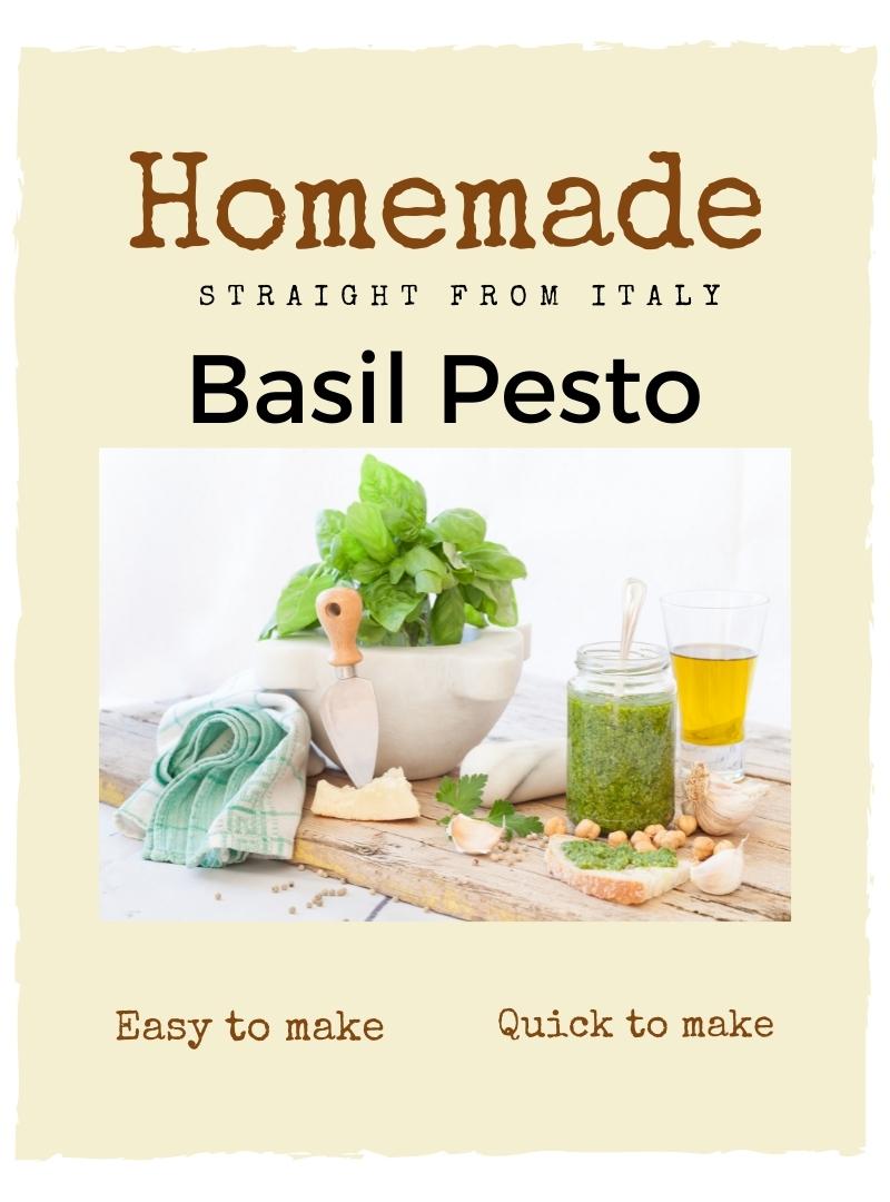 Best recipe for easy Basil Pesto Made in Italy