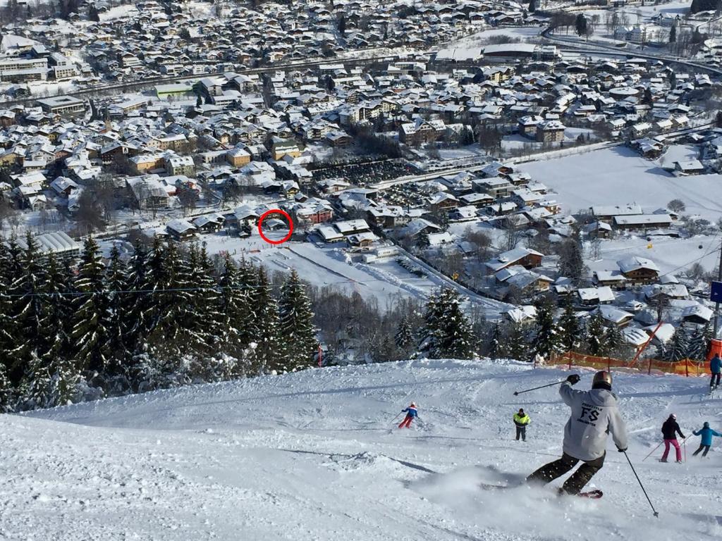 Kitzbuhel Beach Chalet Ski in Ski out accommodation stay Austria snow