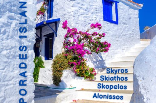 Sporades Islands, Alonissos, Skyros, Skopelos, Skiathos, Greek island holidays, island hopping, Greece min