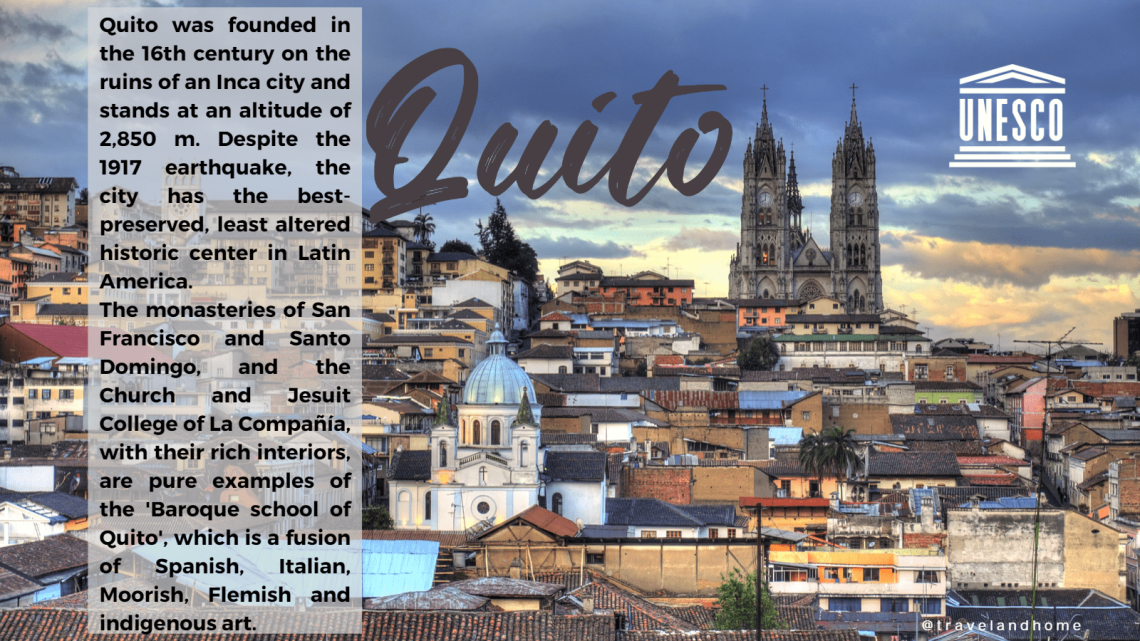 Ecuador unesco sites quito ecuador quito culture unesco world heritage site min