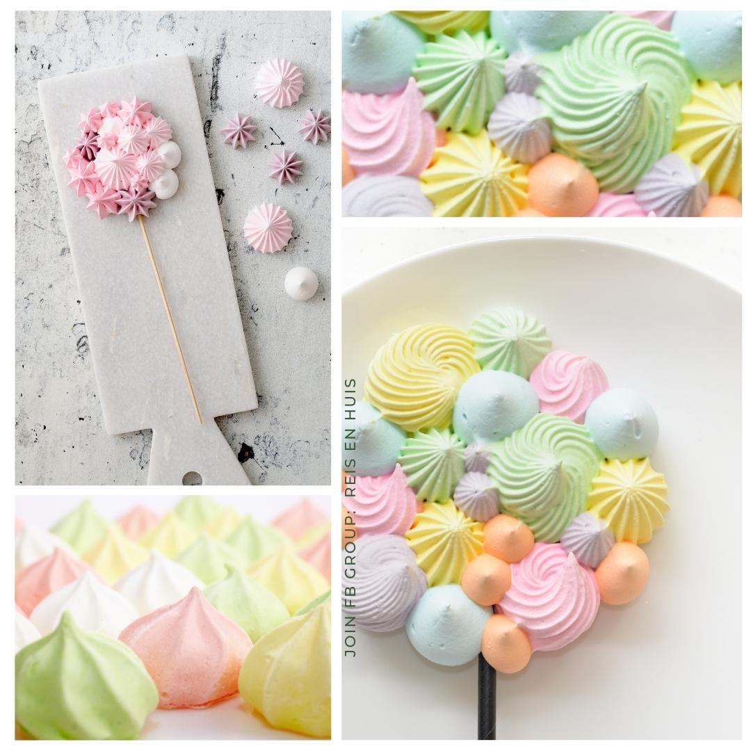 Idea for girl or baby birthday make meringue lollypops for a little girls birthday party