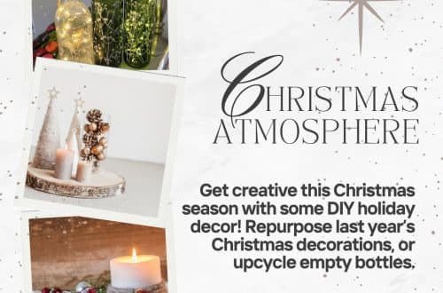 Repurpose Christmas decorations, upcycle min