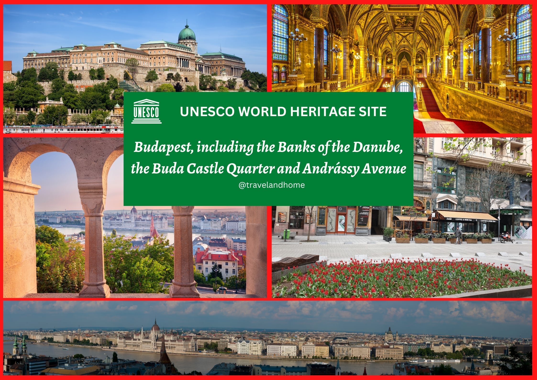 Visit UNESCO World Heritage sites in Hungary Budapest Banks of the Danube Andrassy avenue min