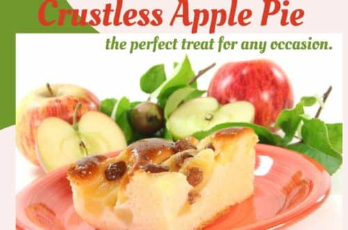 Crustless apple pie recipe Easy to make travelandhome recipes