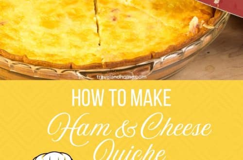 French Cuisine, how to make ham and cheese quiche recipe, travel and home