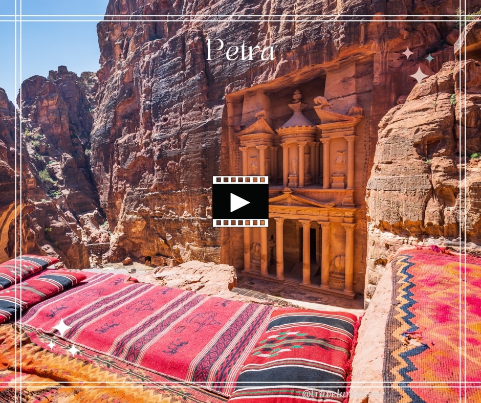 Virtual Tours video about Petra in Jordan sightseeing most popular attractions in the world travel and home min