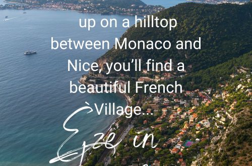 Visit Eze in France Discover and travel to the beautiful French Village of Eze