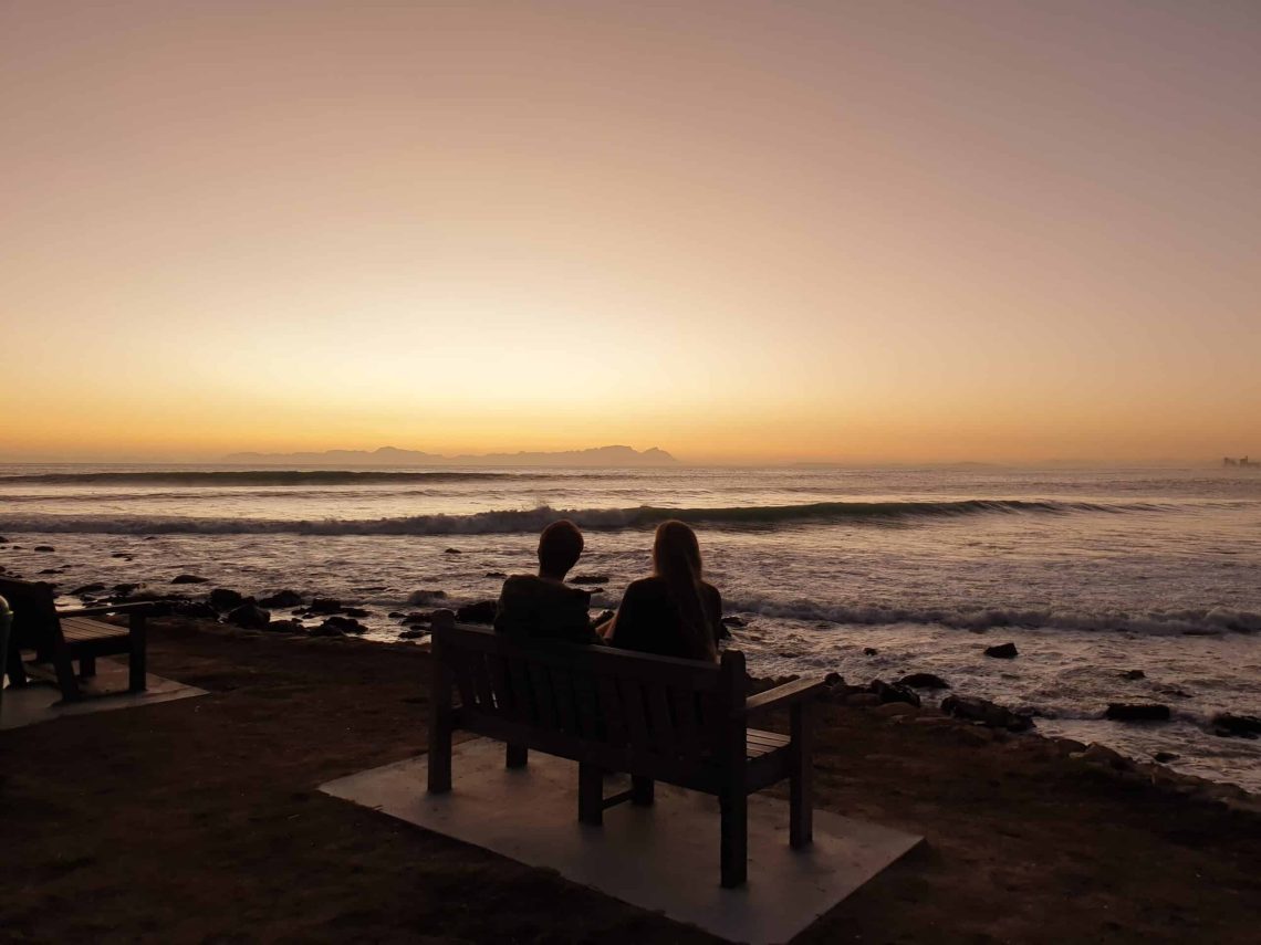 Most beautiful sunsets in the Western cape Gordons Bay