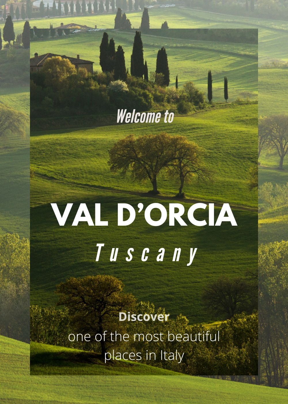 Val D Orcia in Tuscany one of the most beautiful places in Italy must visit travel destination
