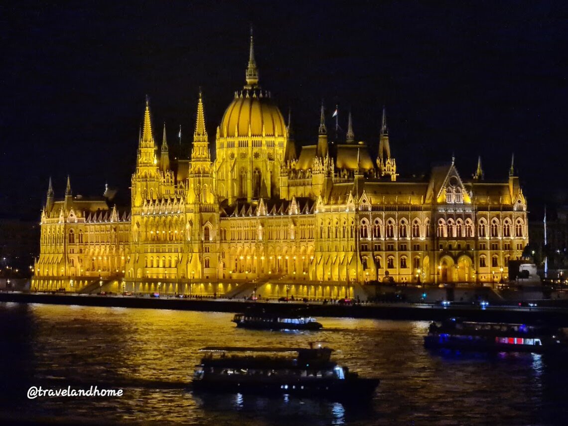 Victoria Boutique hotel view over Danube in Budapest, Hungary, travel and home min