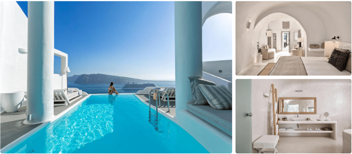 Charisma Cave Pool Suite, Stay In Greece, Best Hotels In Santorini