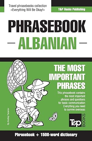 English Albanian phrasebook and 1500 word dictionary, Learn Albanian Language Easy