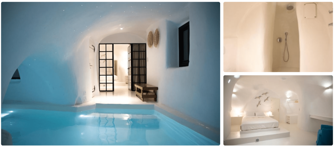 Aleria Luxury Cave Santorini, Greece, stay in a cave