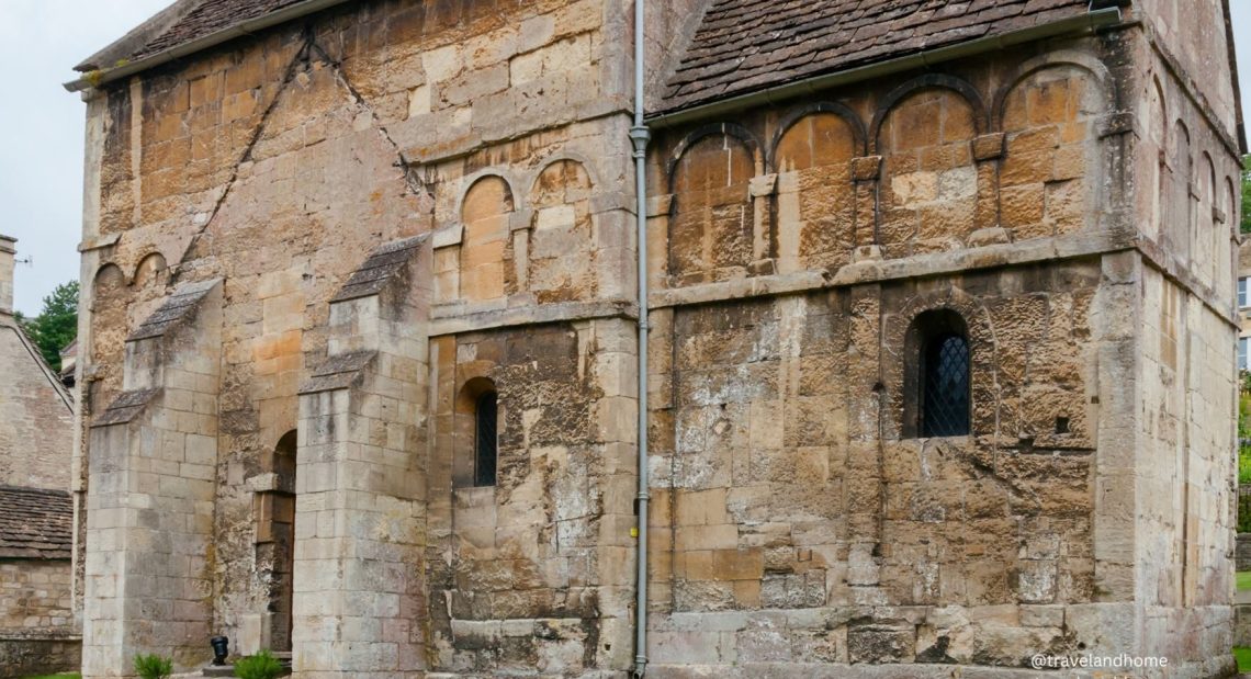 Historic Saxon St Laurence Church in Bradford on Avon, Wiltshire, windows tax min