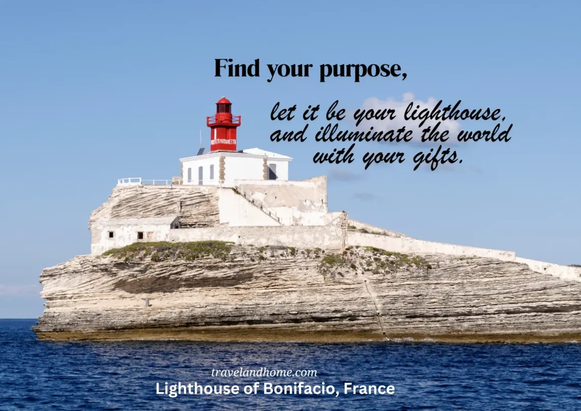 Lighthouse of Bonifacio, Corsica, France