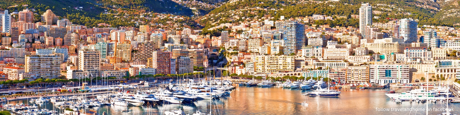 Monte Carlo, panoramic view, Monaco travel guide ()