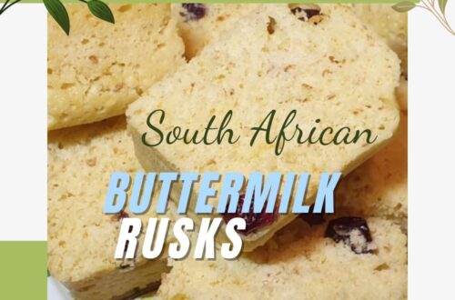 South African Buttermilk rusk recipe Easy Mix and bake Microwave recipe