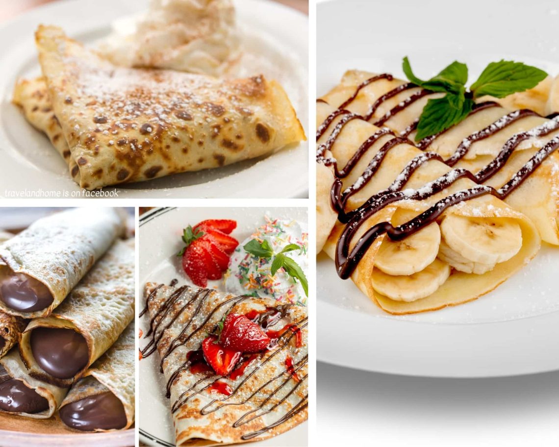 Crepes fillings, sweet, french cuisine, easy crepes recipe min