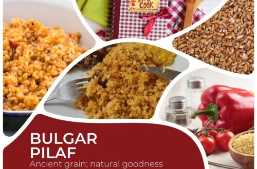 Mediterranean cooking, Bulgar Pilaf recipe, easy min