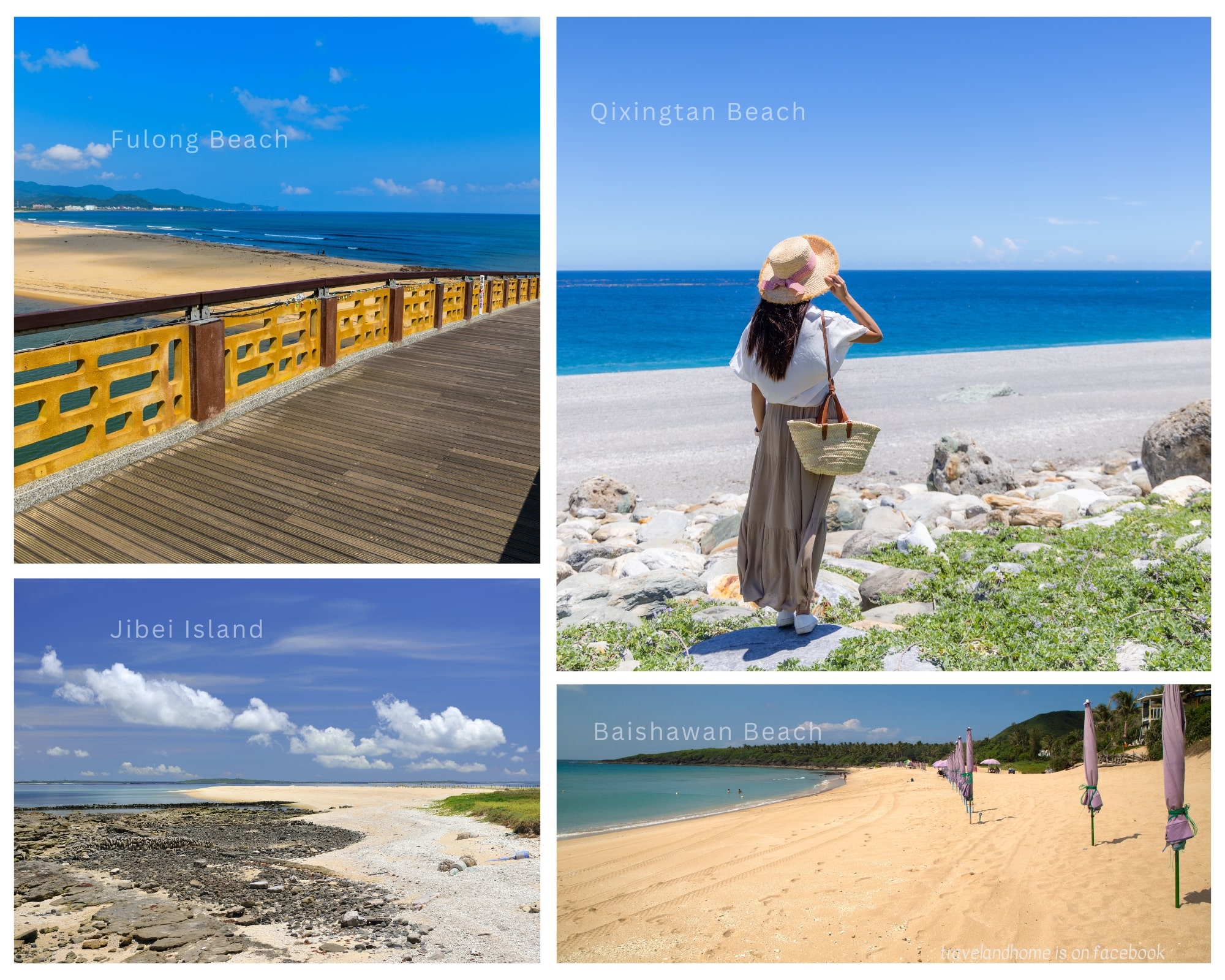 Best beaches in Taiwan, fulong beach, qixingran beach, jibei island, baishawan beach min