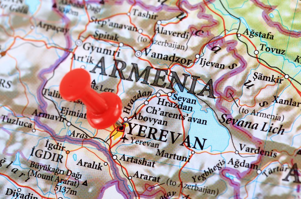 Map of Armenia, Yerevan city, airport, travel and home