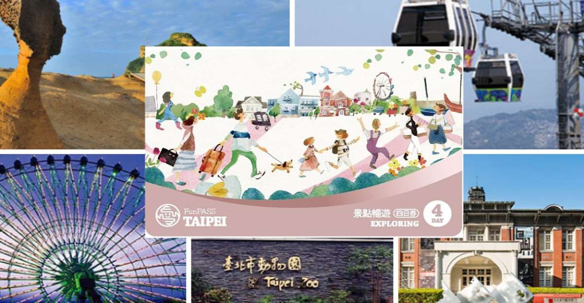 Taipei Attractions & Transport Card Fun Pass